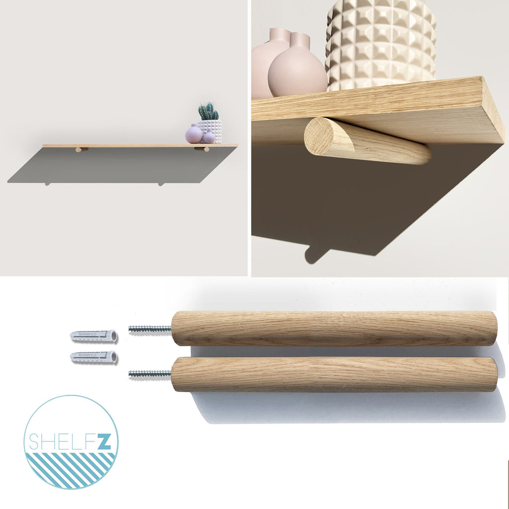 Shelf Bracket - Walnut Stain (Single Bracket)