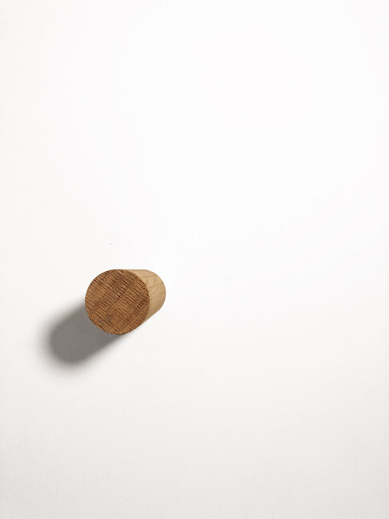 Coat hook - Natural Oak (Single Hook or Set of 3)