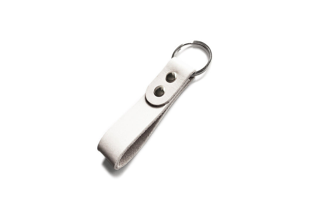 Leather Key Ring - Natural Leather