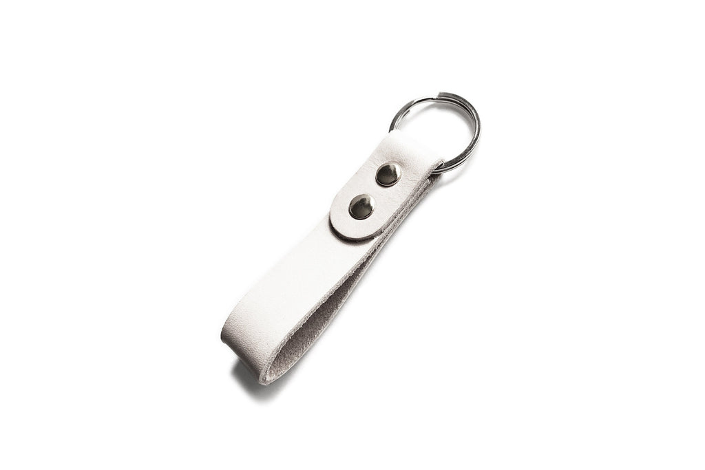 Leather Key Ring - Tan Leather